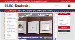 Desktop Screenshot of elec-destock.fr